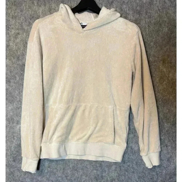 Athleta Girl Feelin Great Chantilly Cream Fleece Hoodie XXL - Picture 1 of 7